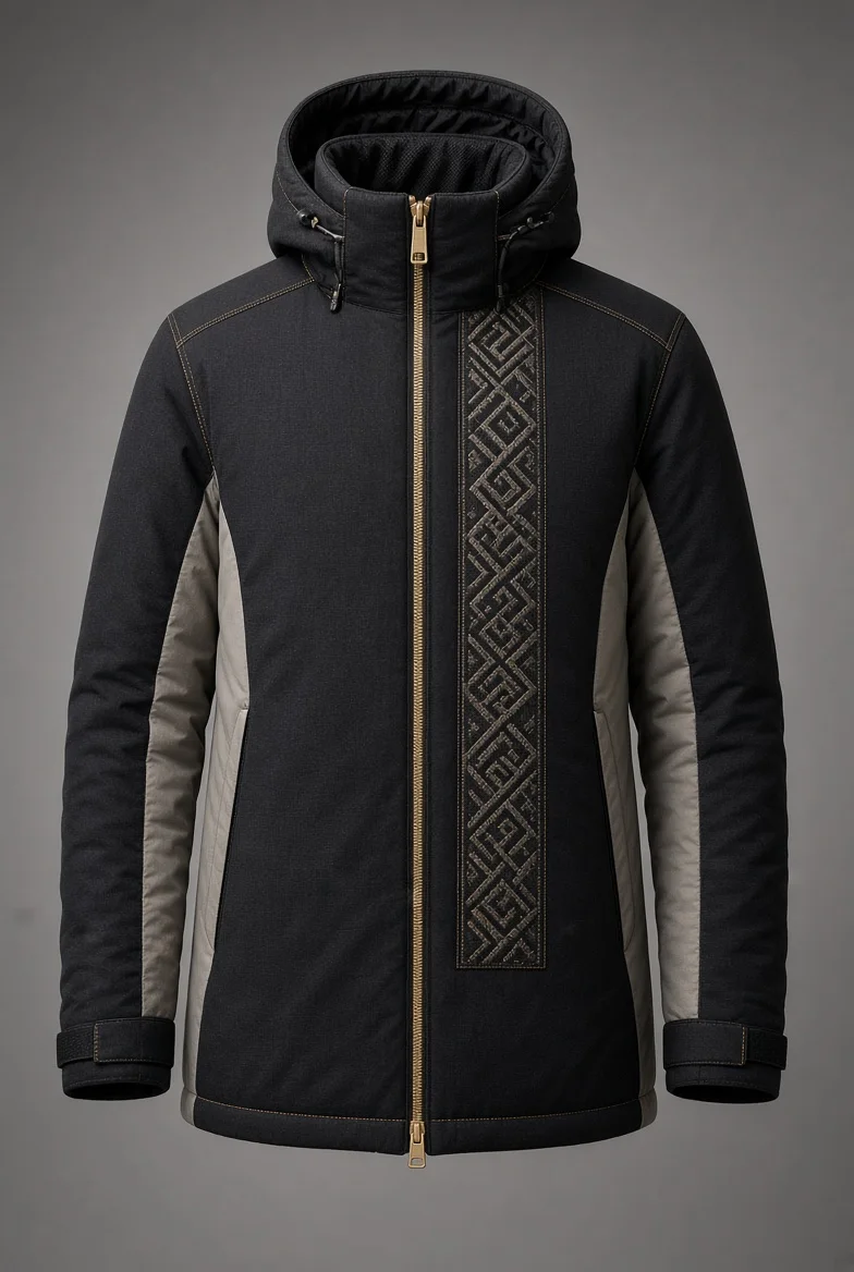 Chaqueta Ukuku de corte masculino, vista frontal